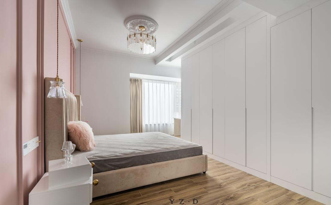 120㎡法式轻奢风无敌江景房设计丨言正设计-38