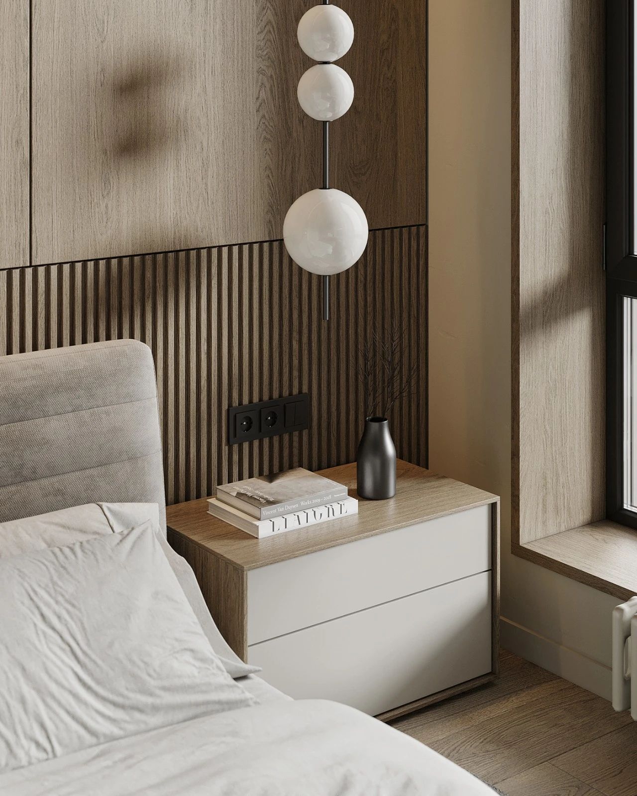 41㎡原木奶油色简美小宅丨Alexander Savinov-21