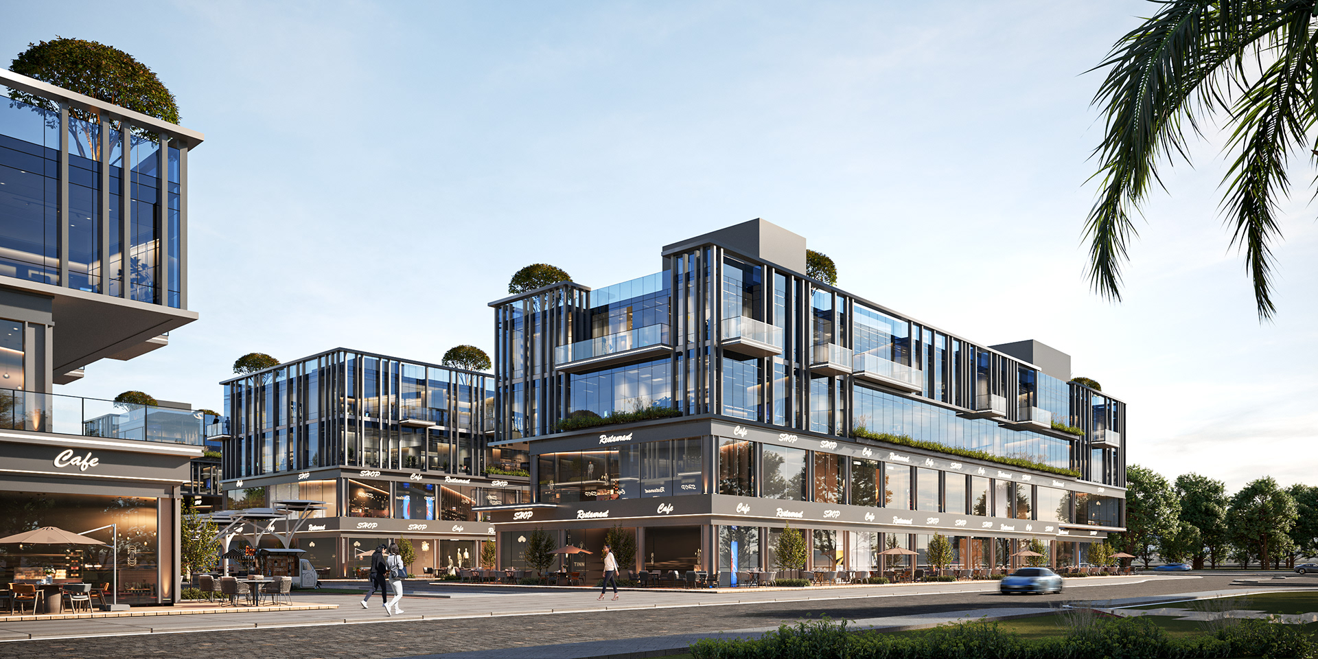 panorma blue mall（全景蓝色购物中心）丨Hafez Consultants-12