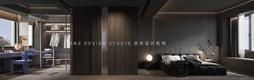 柏悦溪湖 Dark 现代简约主卧设计丨中国舟山丨合木原创部-17