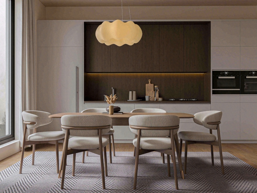 室内极简主义设计与渲染丨俄罗斯莫斯科-23