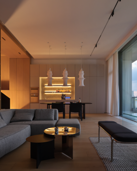 宁波君湾中心228㎡复式楼丨中国宁波丨中赫空间建筑设计