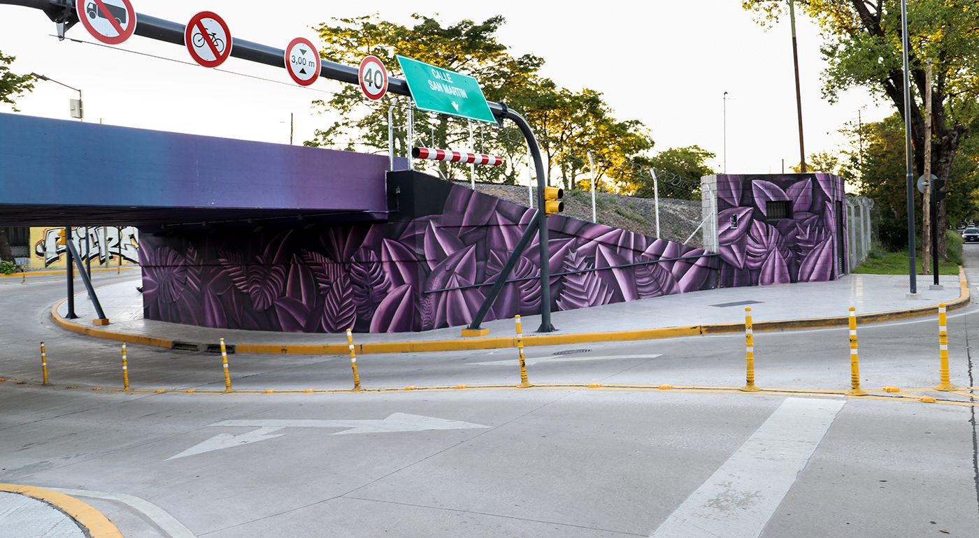 2019 年阿根廷布宜诺斯艾利斯城市艺术隧道干预-5