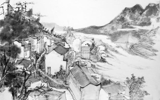 中国宏村重建项目（注:原文“ Хуанлин ”推测为“宏村”音译）丨中国上饶丨未明确提及,可能有同济大学专家参与-88