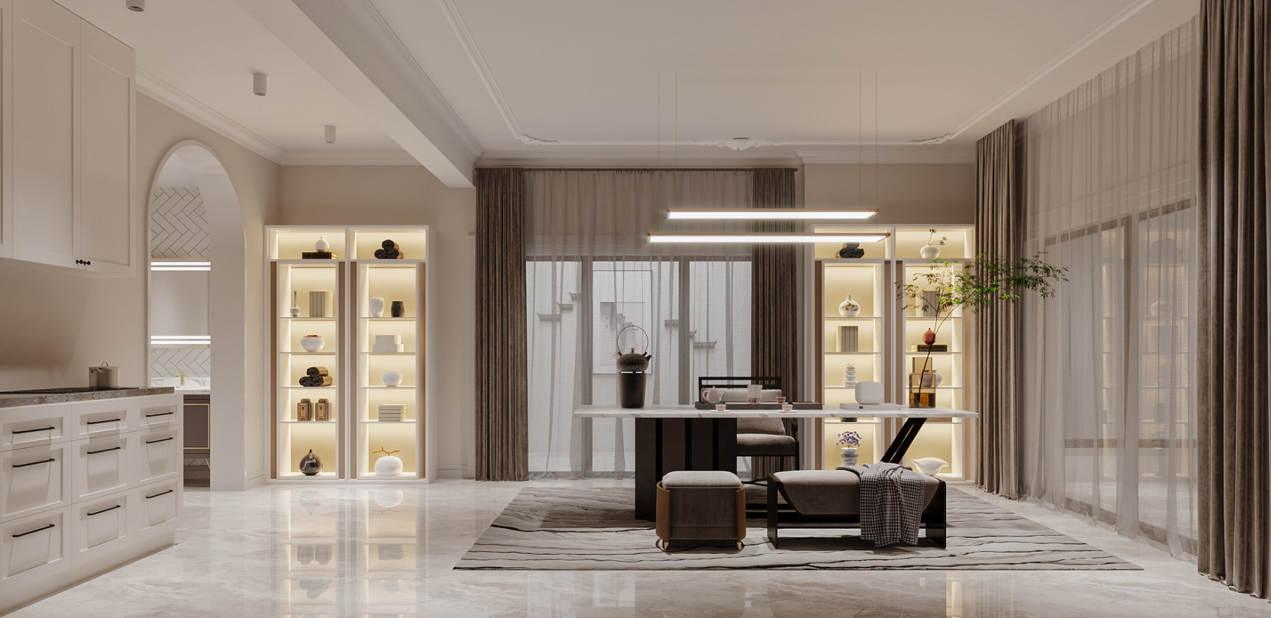 法式轻奢别墅设计-3