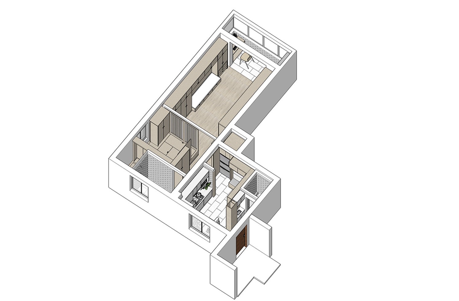 空间的光明，一对盲童家庭的生活改造-28