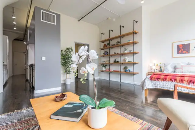 洛杉矶工业风格时尚阁楼设计-4