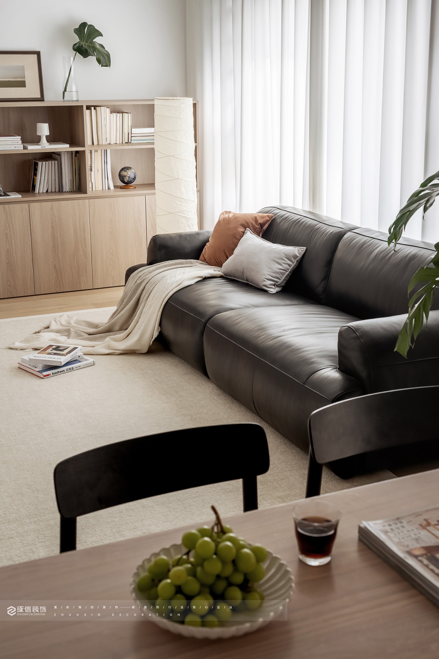 海月平湖现代原木混搭风设计丨中国重庆丨琢信装饰-8