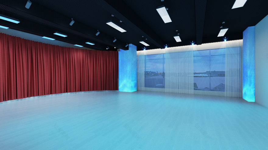 舞蹈房间灯光设计-11