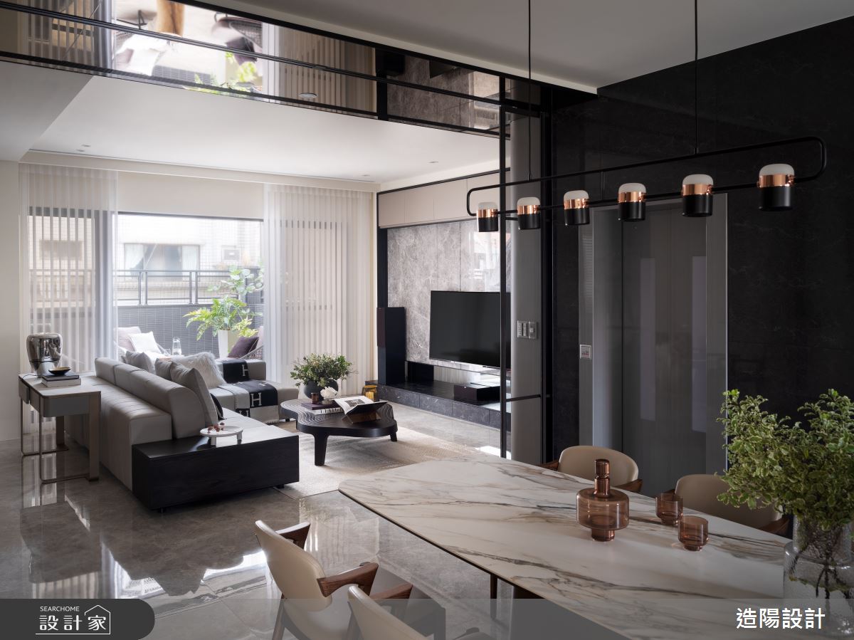 造陽·霽景重陽·現代風·85坪設計案例丨造陽設計-2