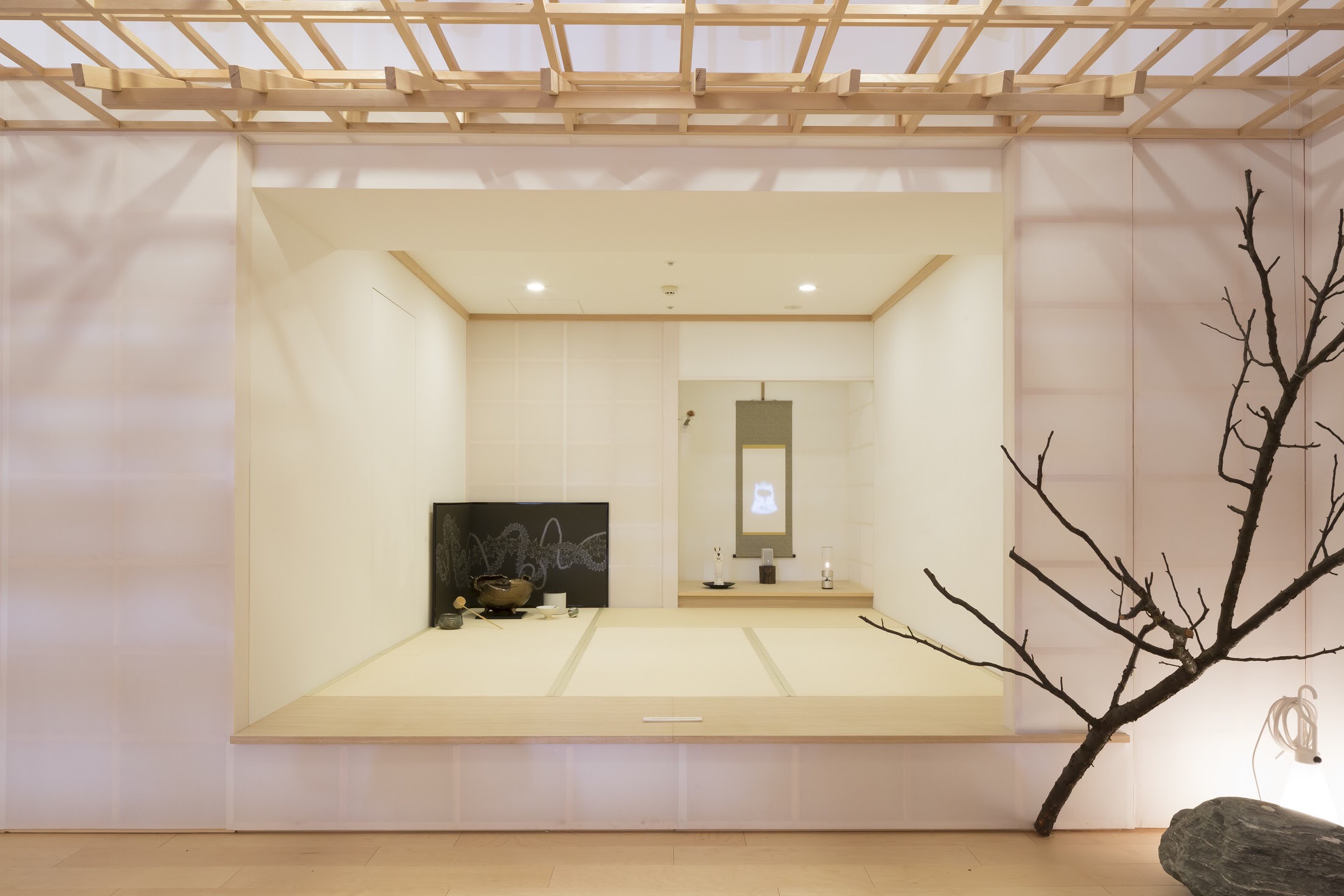 索尼大楼中的现代日本茶室-23