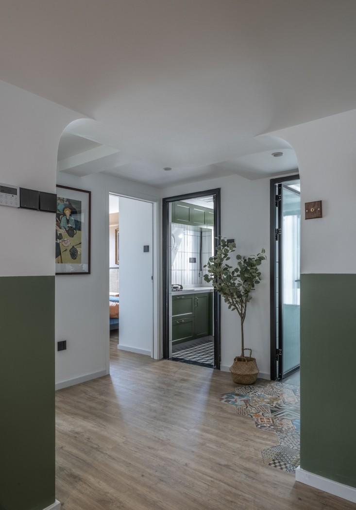 王一樹打造 76㎡中古风理想居所,优化空间动线与收纳-61