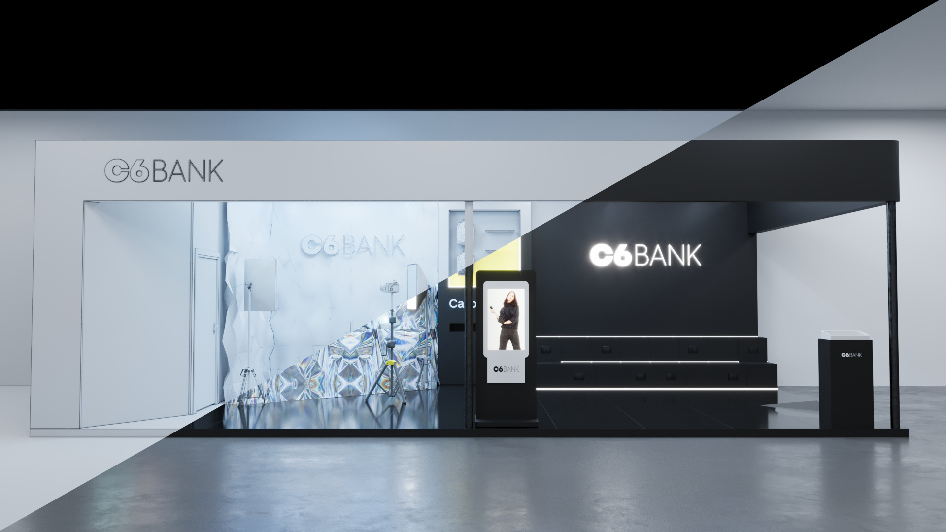 C6 Bank 银行展位设计丨巴西圣保罗-6