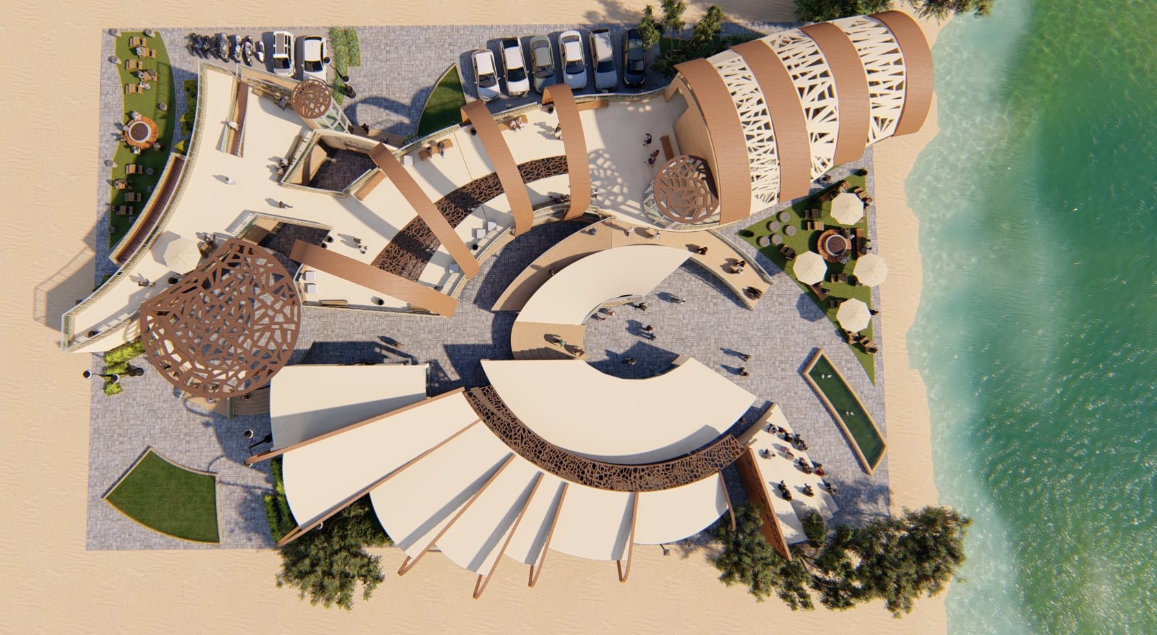 迷你购物中心和美食广场丨埃及-13