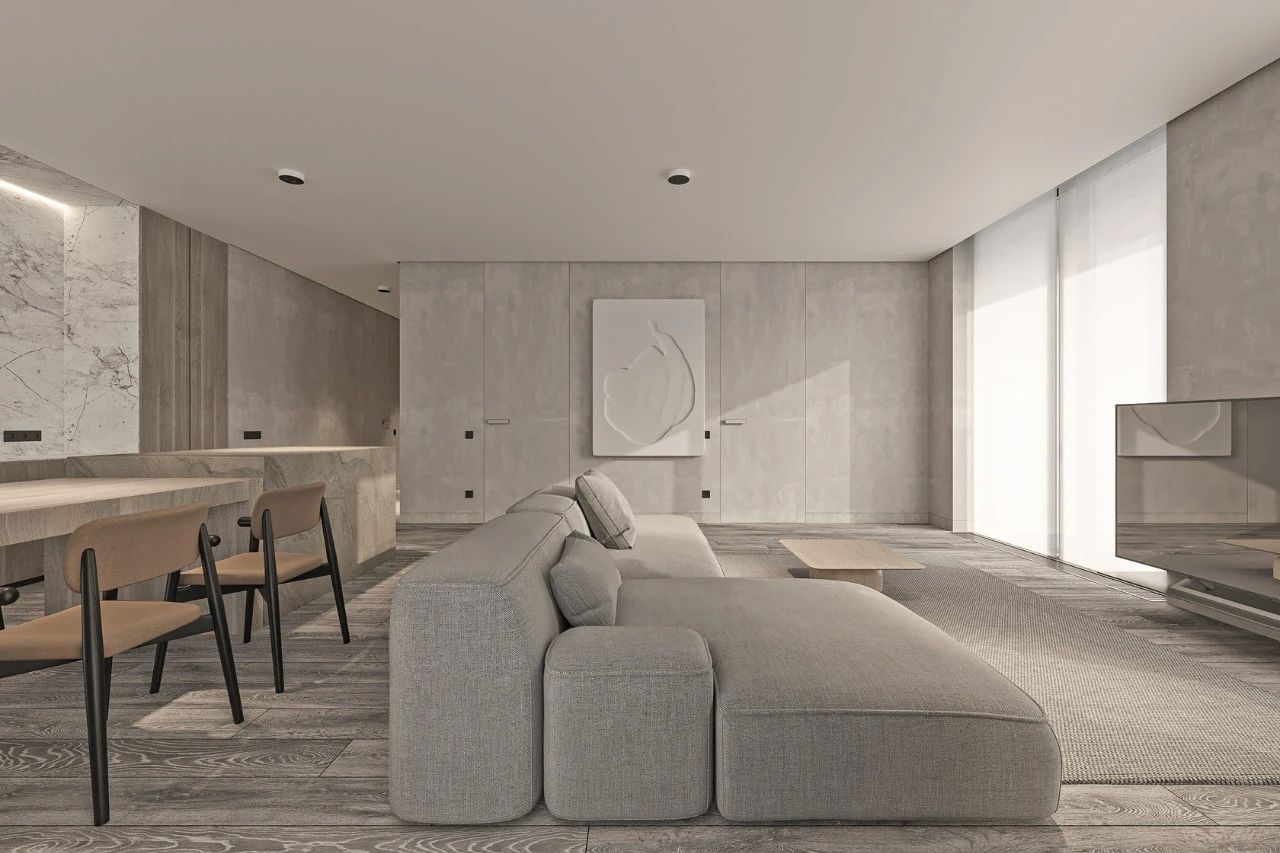 Ivan Honcharenko 打造 100㎡高级灰空间，简约而细腻-48