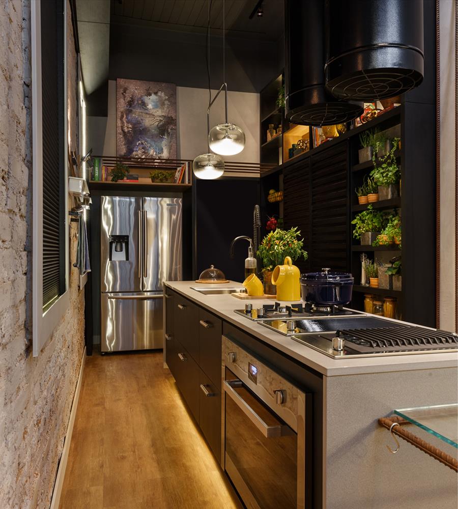 Cozinha Dois Mundos（迷你厨房的环保与实用之美）-6