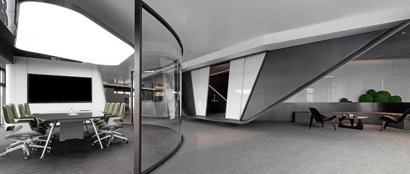 沈阳旭辉中心办公展示层丨中国沈阳丨于强室内建筑师事务所-27