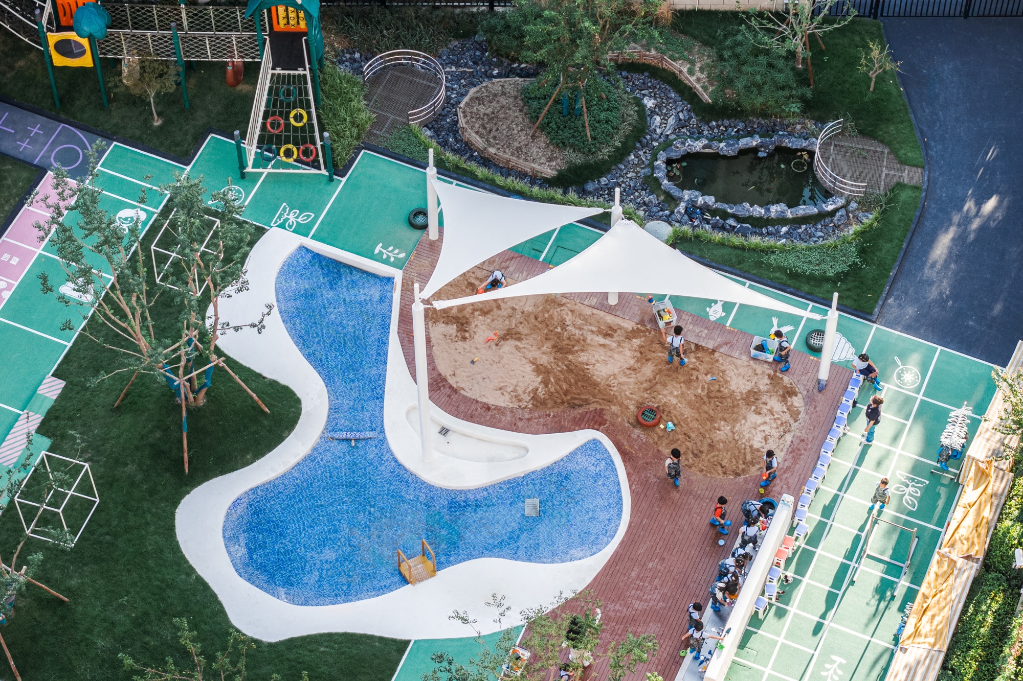 飞行棋幼儿园(上海市徐汇区科技幼儿园文定园景观提升)丨中国上海丨VIA维亚景观-38