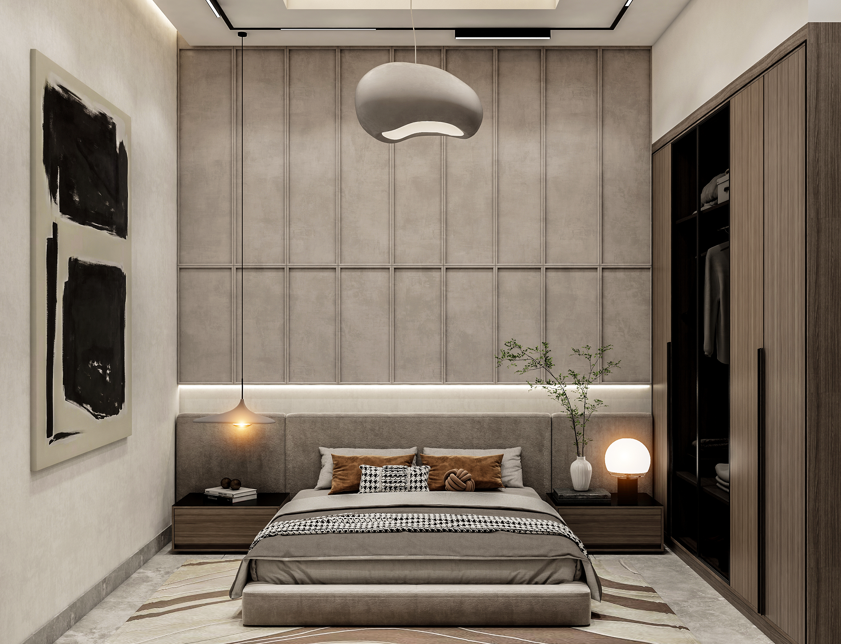 Bedroom design in Kuwait city-2