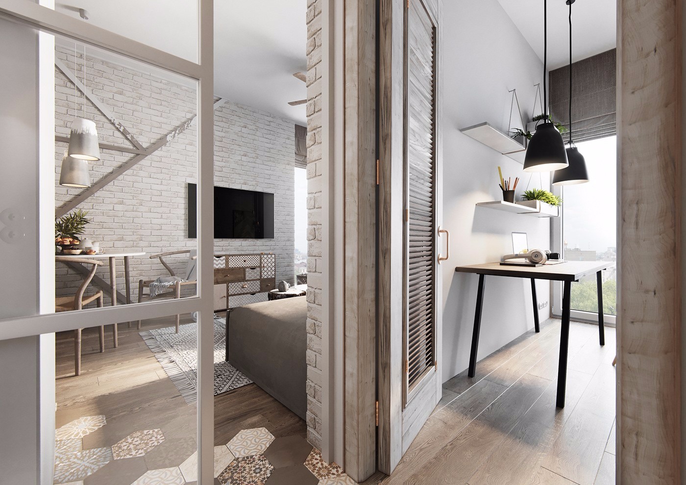 乌克兰基辅北欧风联排别墅设计-15