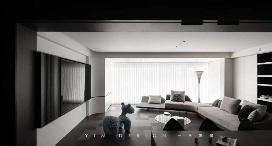 200㎡现代简约复式住宅丨丁丽-23