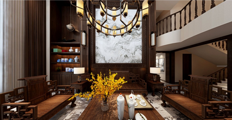 古韵东方 | 西海吴府室内设计解读-13