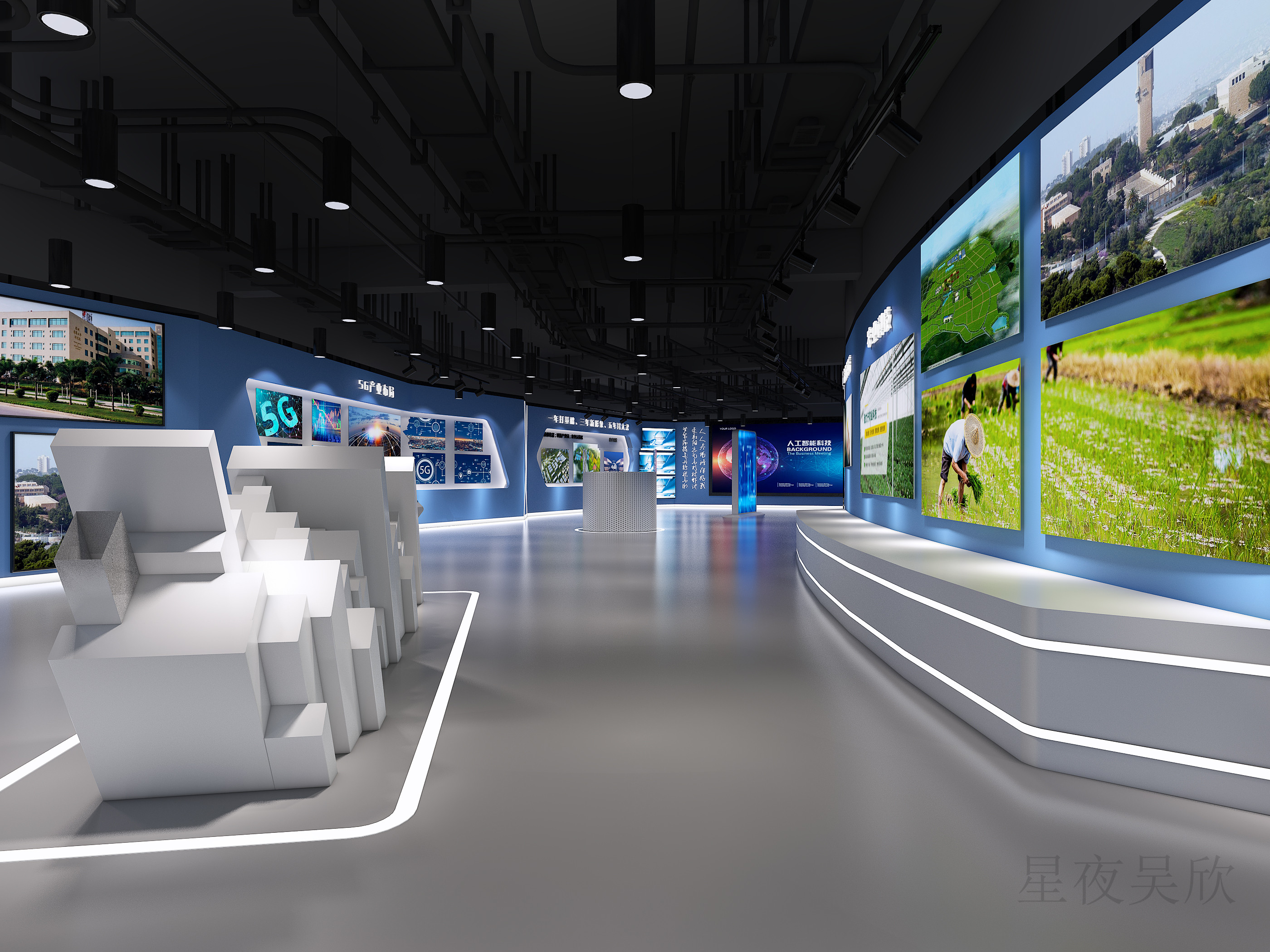 科技展厅效果图作品赏析-0