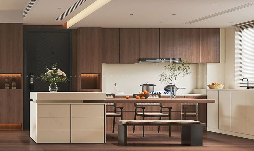 氛围感轻复古大平层丨中隆建业-12