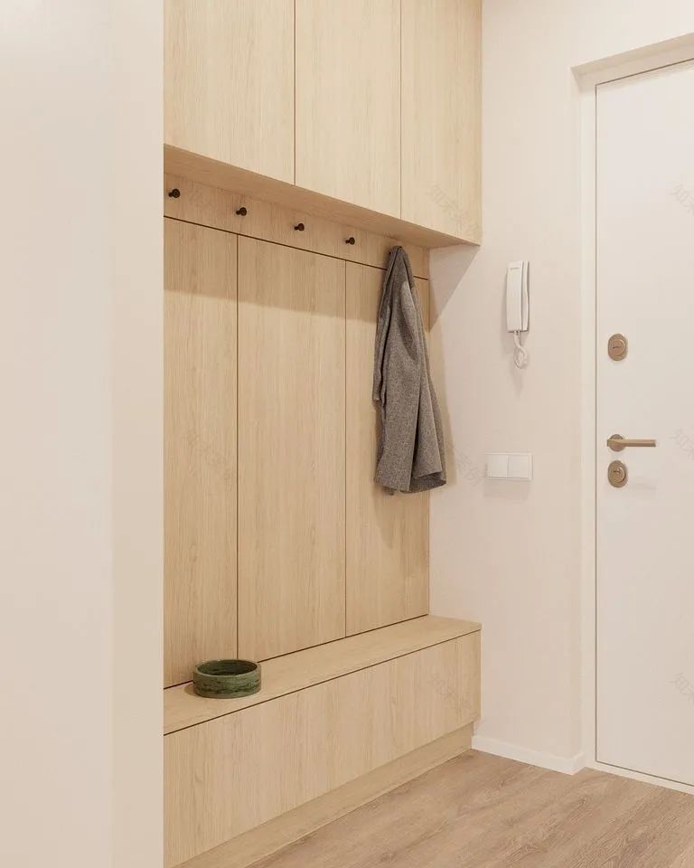 现代一室一厅 68㎡公寓丨室内设计工作室 nude-12