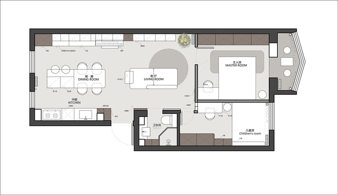 东花市小居60平米二居装修-7