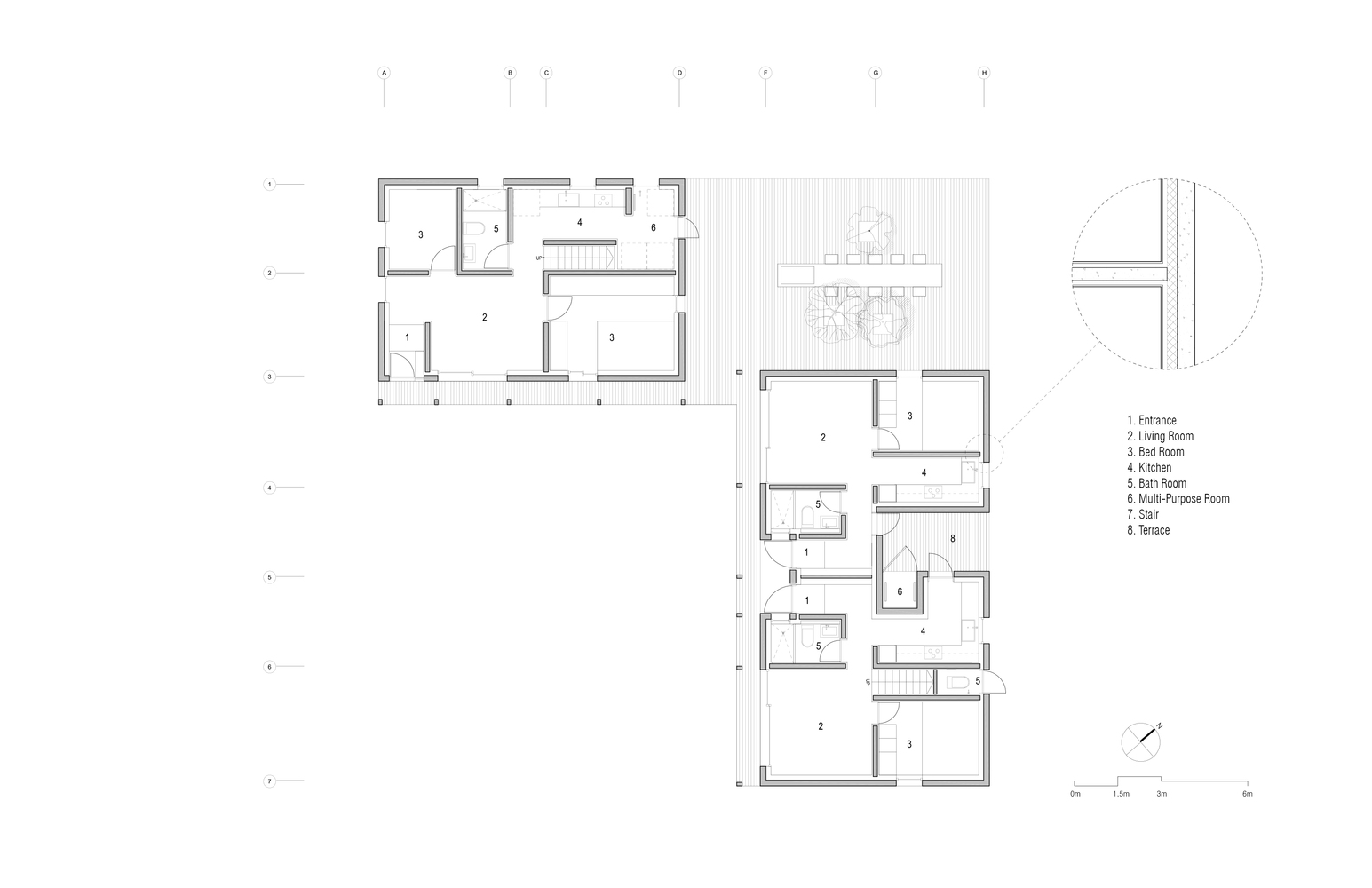 地层住宅的混凝土创新与室内设计-41