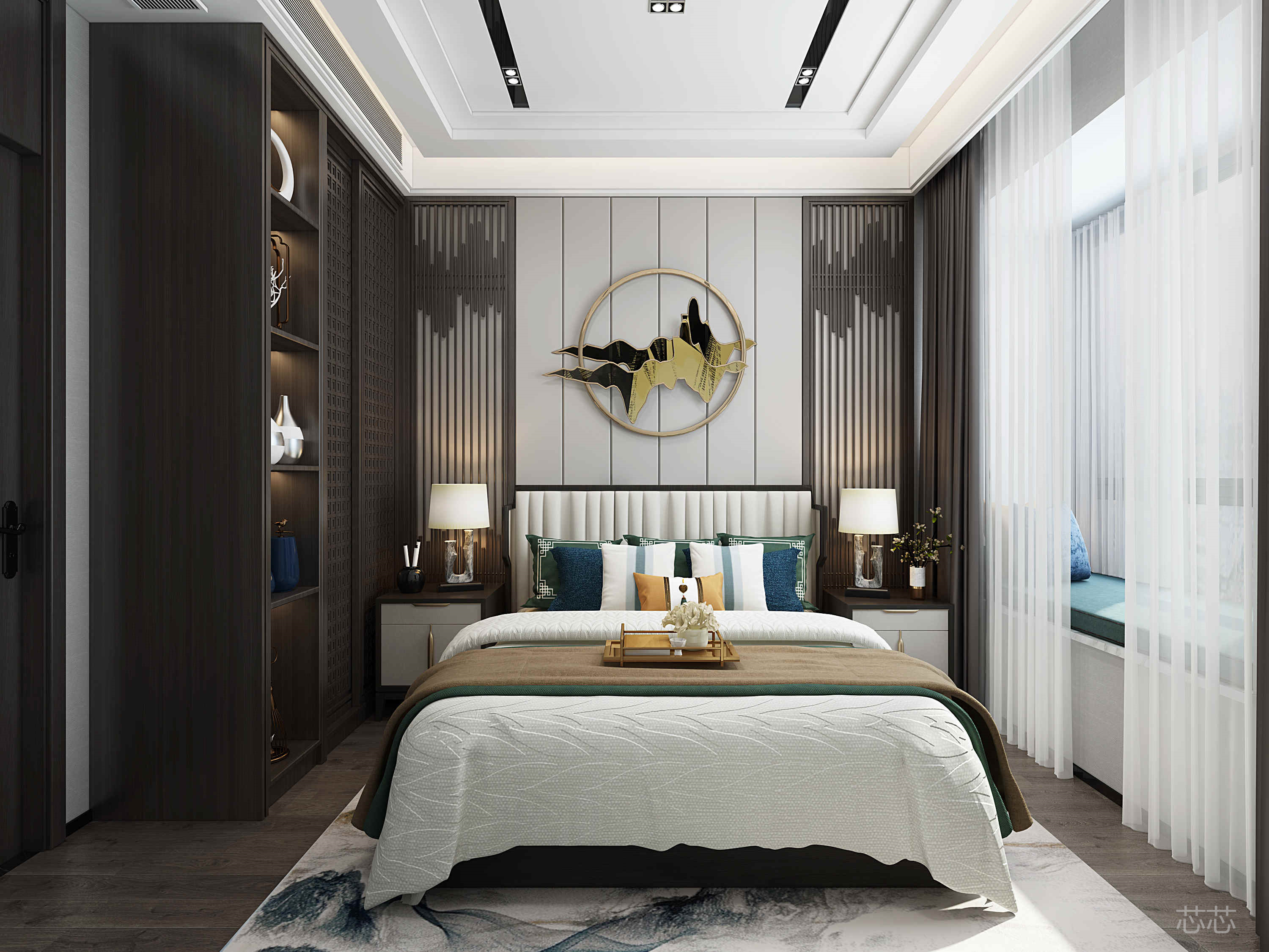 新中式公寓设计-8