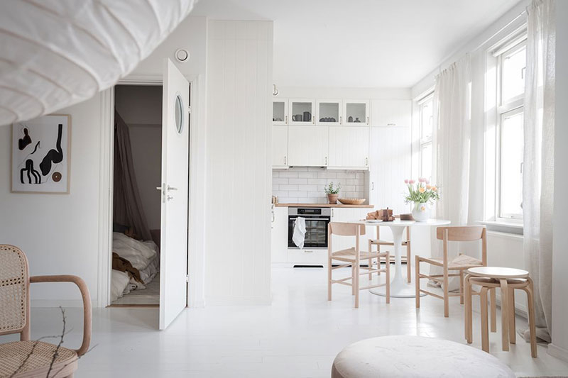 梦幻北欧公寓，轻盈柔美的纺织品设计-15