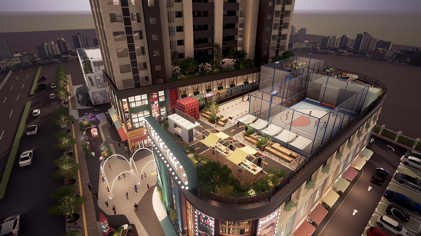 时代城商业街 | 摩登风情的小型综合体设计-21