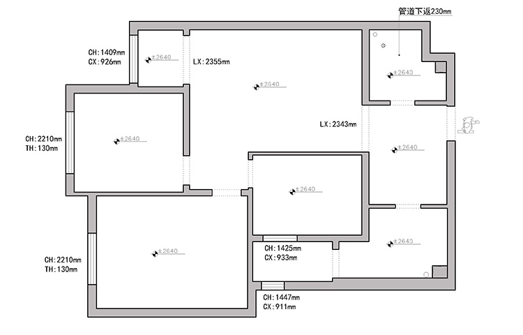 北欧风格小户型设计丨中国延庆丨久栖设计-64