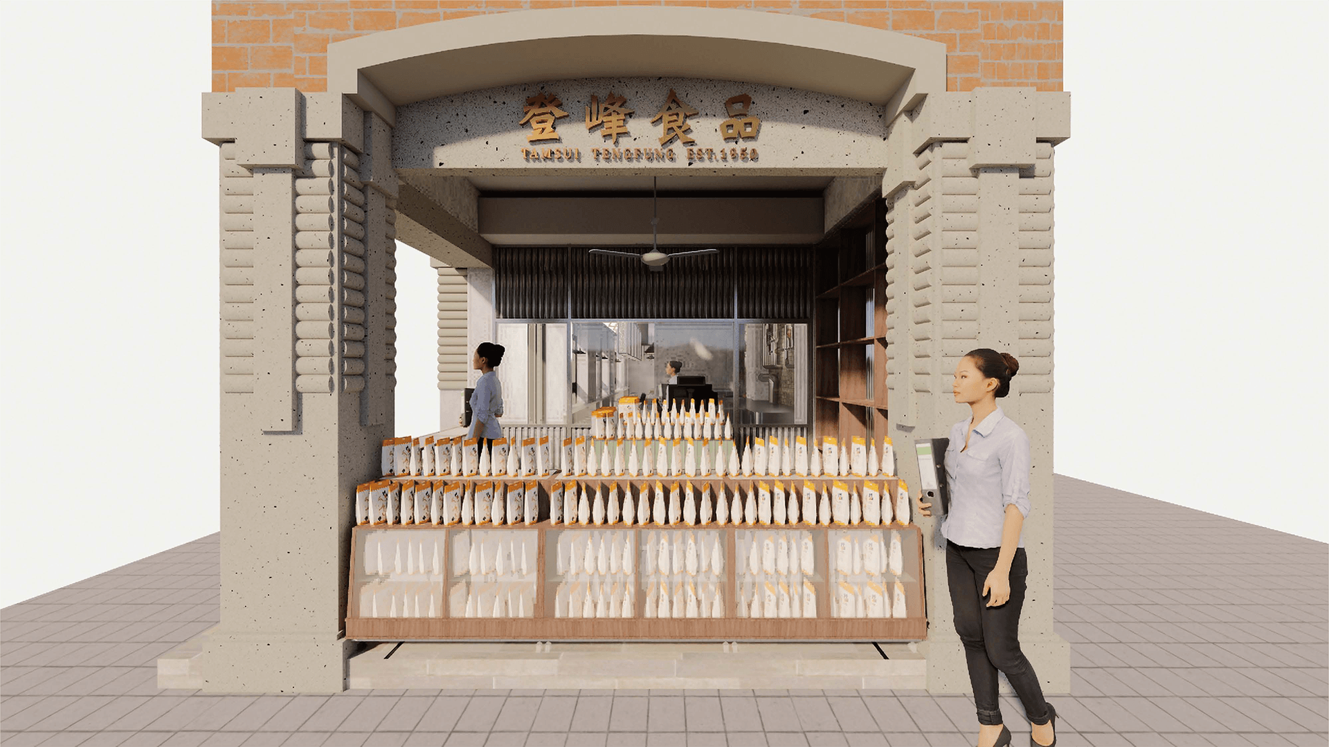 淡水登峰魚酥店面改造計畫丨中国台湾丨Wey Shih-25