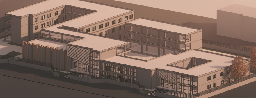 AL OFOQ实验学校相关建筑设计项目丨埃及丨开罗大学工程学院建筑系-14