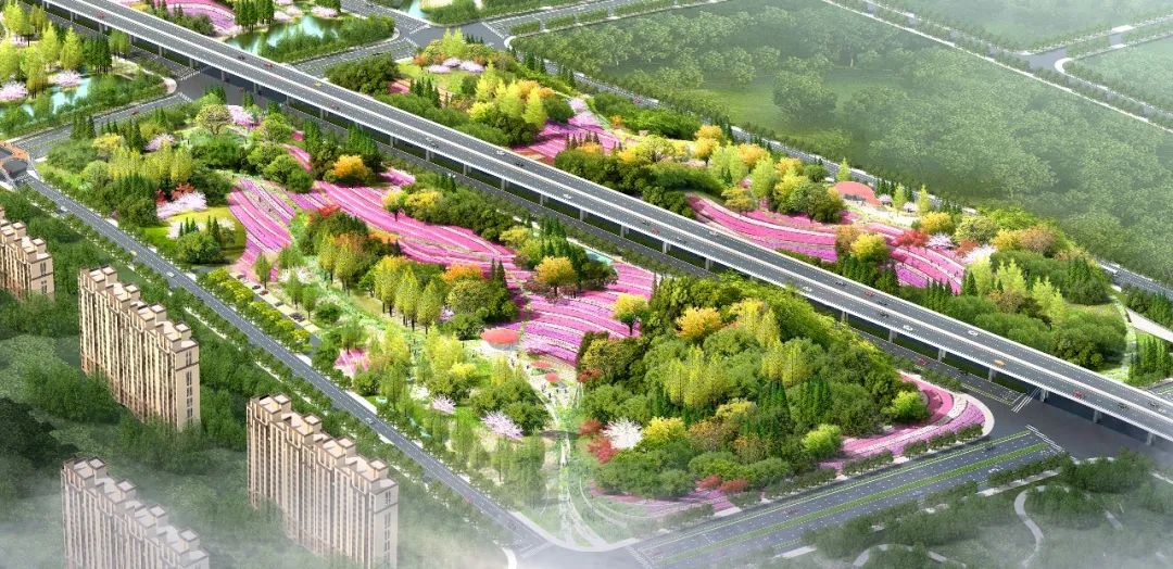 钱江世纪城机场路(金鸡路·杭甬铁路段)景观提升项目设计丨中国杭州-22