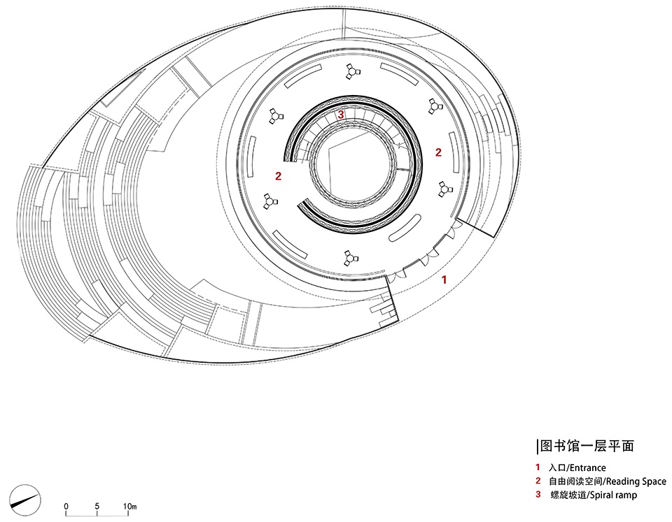 漂浮云端 | 成都东部新区知也图书馆,极简艺术与自然交融-78