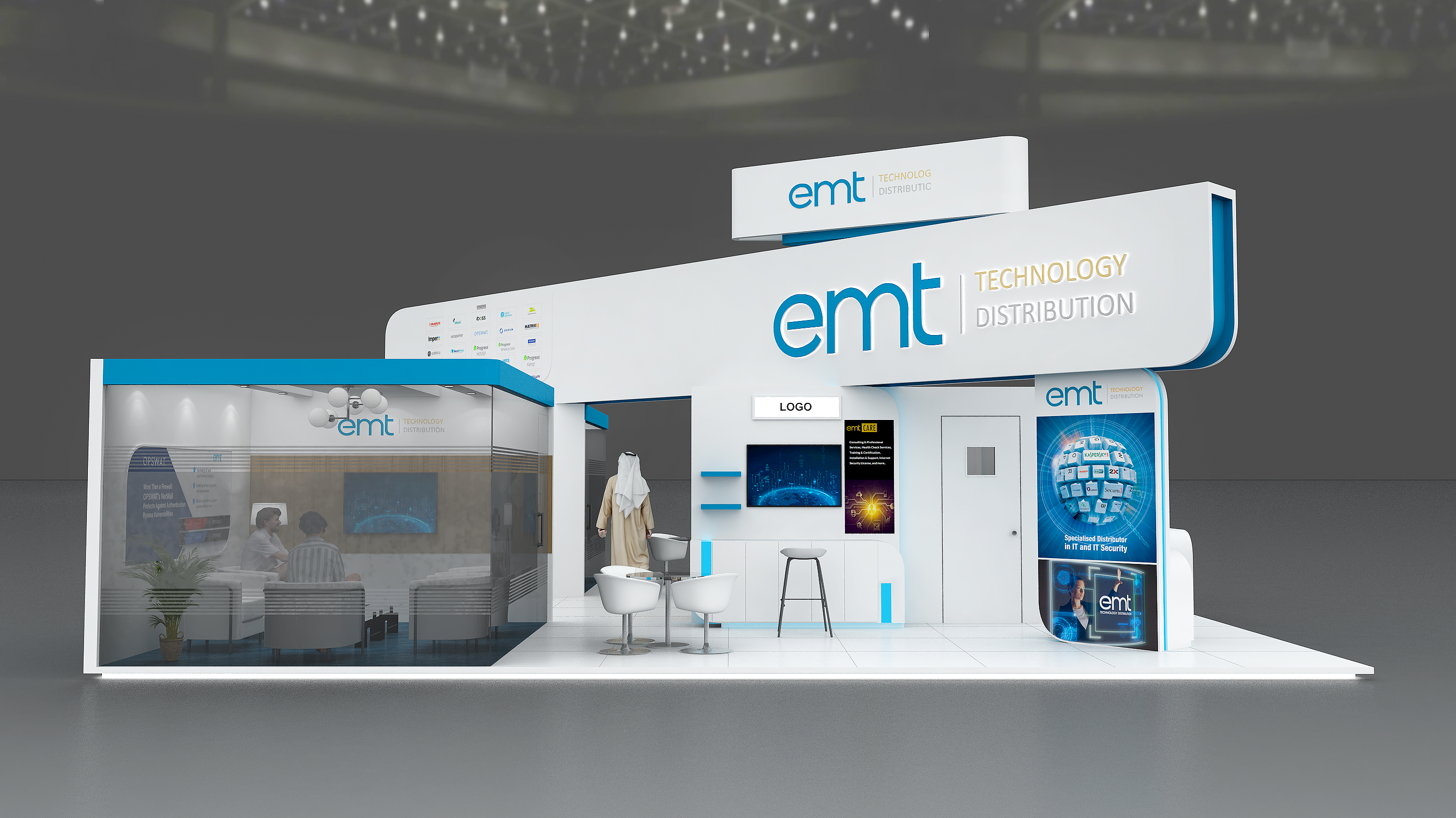 Design concept for exhibition stand - EMT-2