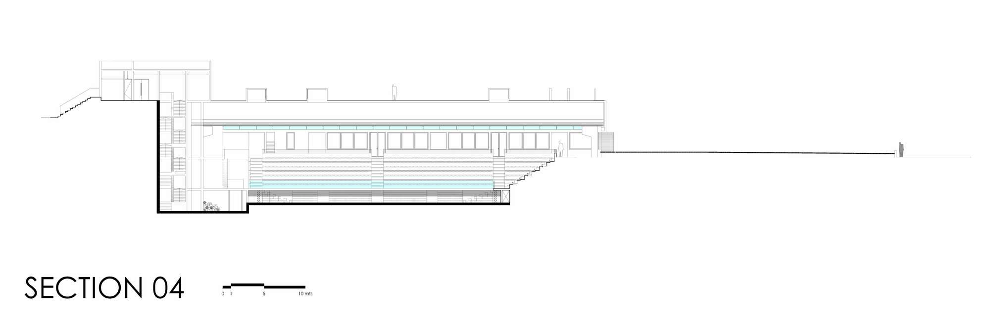 智利森林中的圣乔治学院体育馆-10