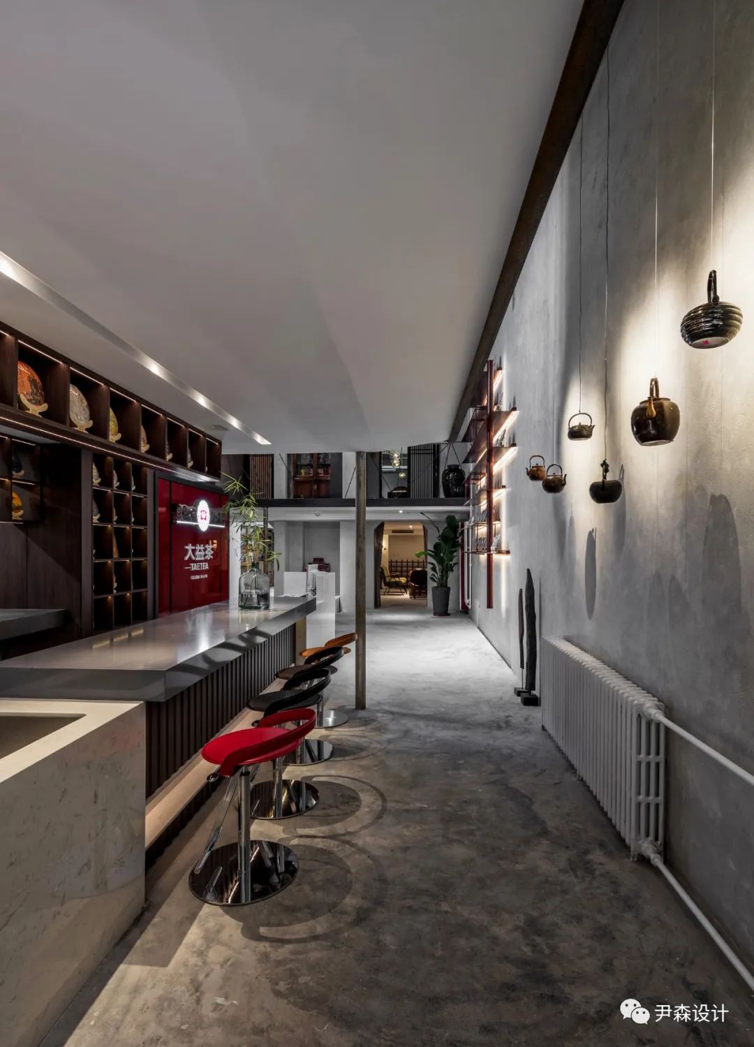 太原万象城大益茶体验馆 | 光与建筑的完美融合-24