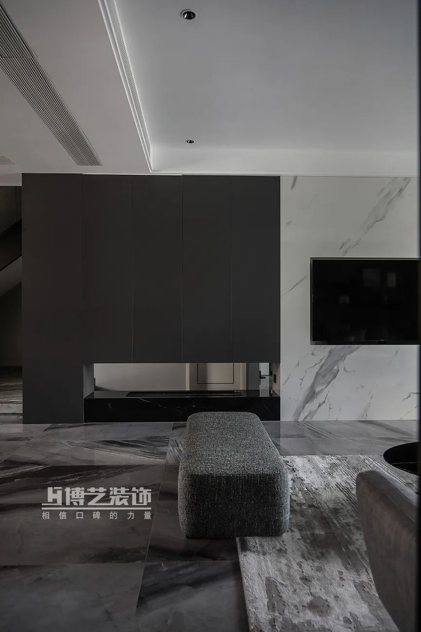 《夏墨》· 现代黑白风格的完美演绎丨博艺装饰-25