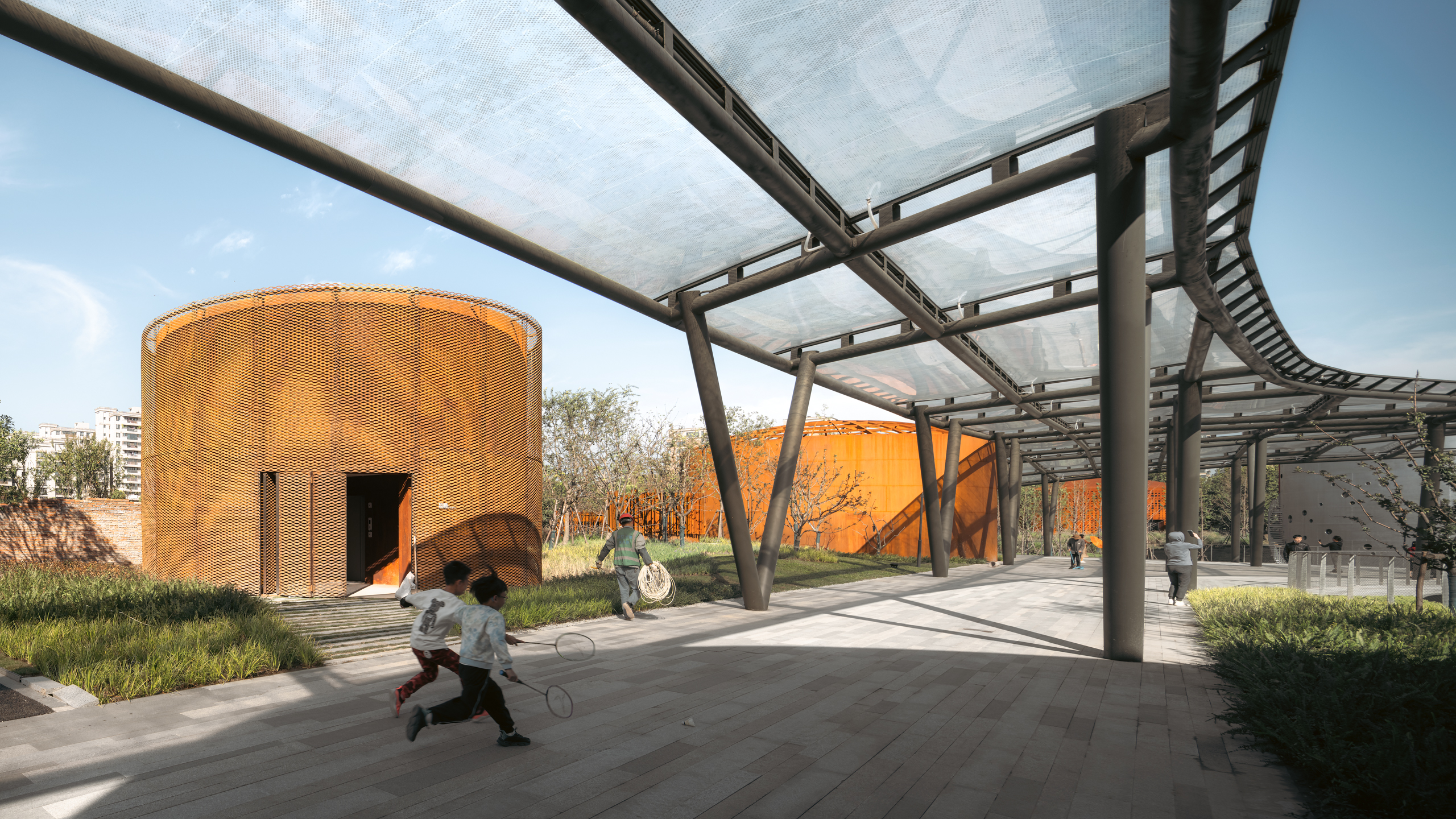 杭州小河公园丨中国杭州丨隈研吾建筑都市设计事务所-14