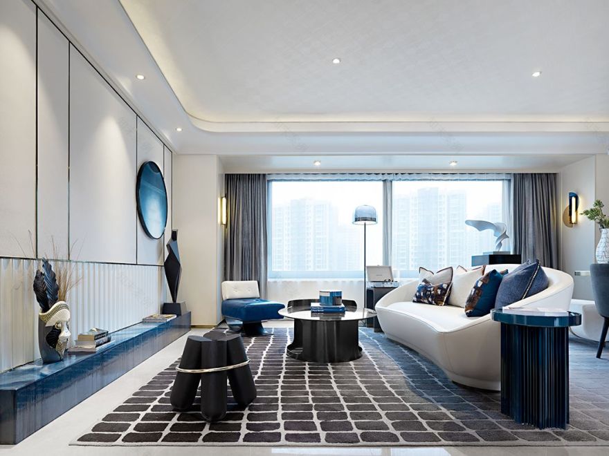 新海派风格打造 150㎡精致生活空间-15