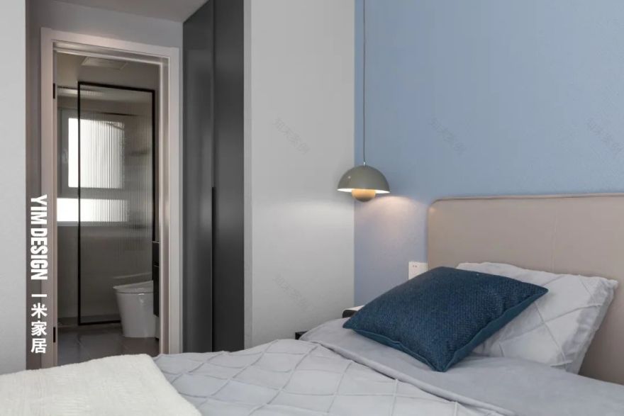 120㎡现代北欧婚房设计丨一米家居-36