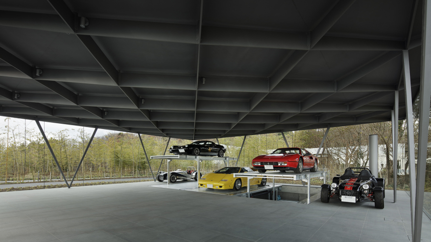 竹林环绕的透明画廊-10