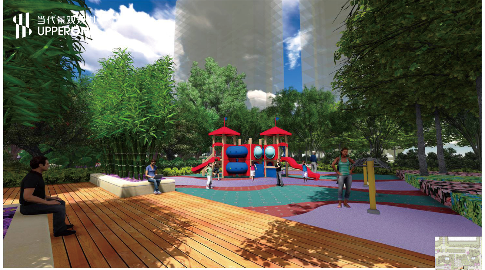 江西赣州江湾名都景观设计分享|当代景观规划-10