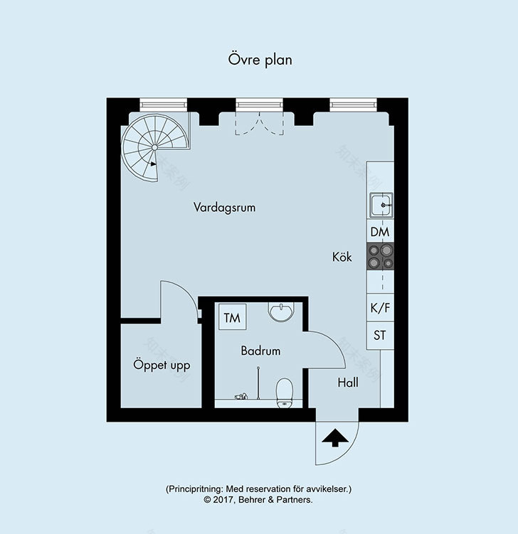 瑞典白调双层公寓,演绎极简生活美学-15