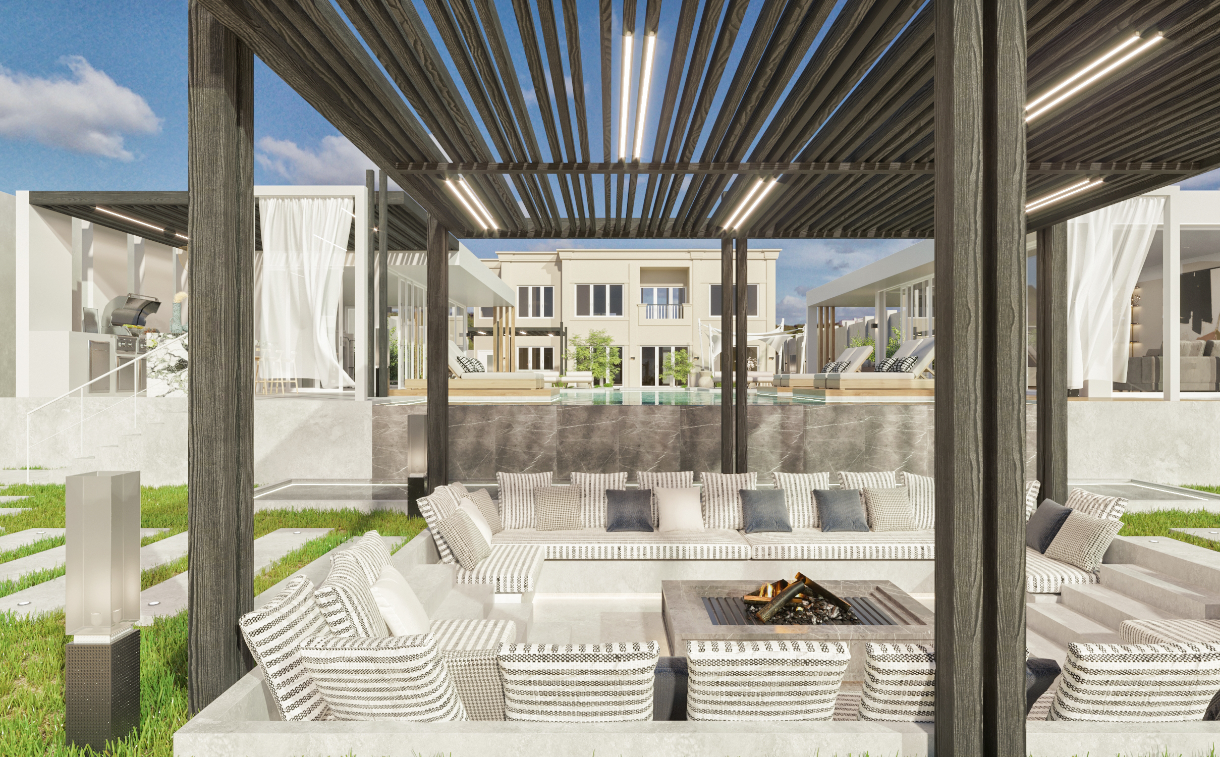 玛丽娜别墅景观丨Citicore interior design llc-8